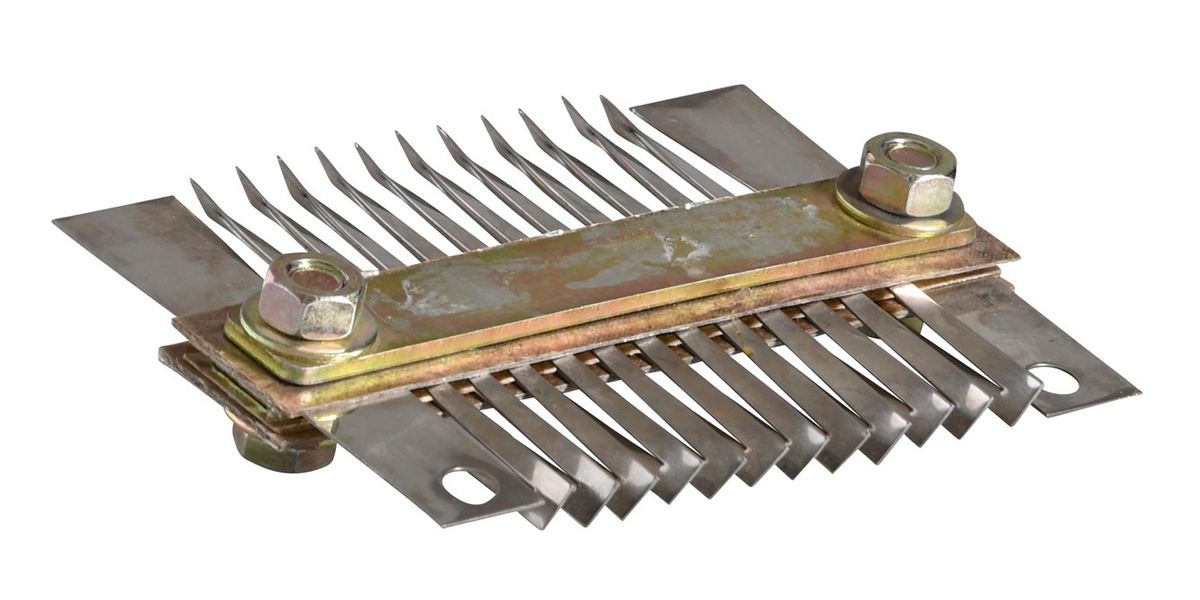 Expanded metal resistors